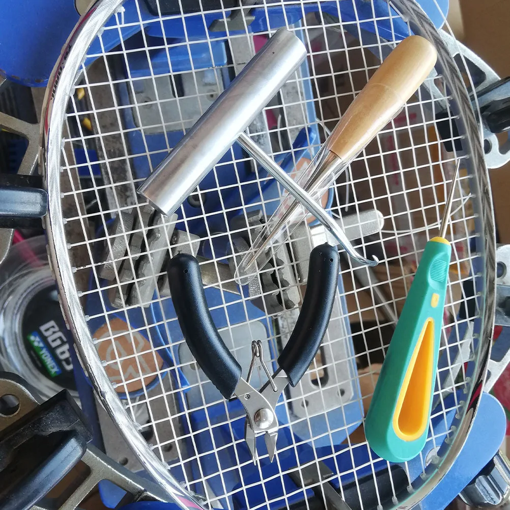 1Pcs Badminton Racket Threading Tool Durable Wire Cone Stringing Accessories Creative Threading Machine Simple Awl