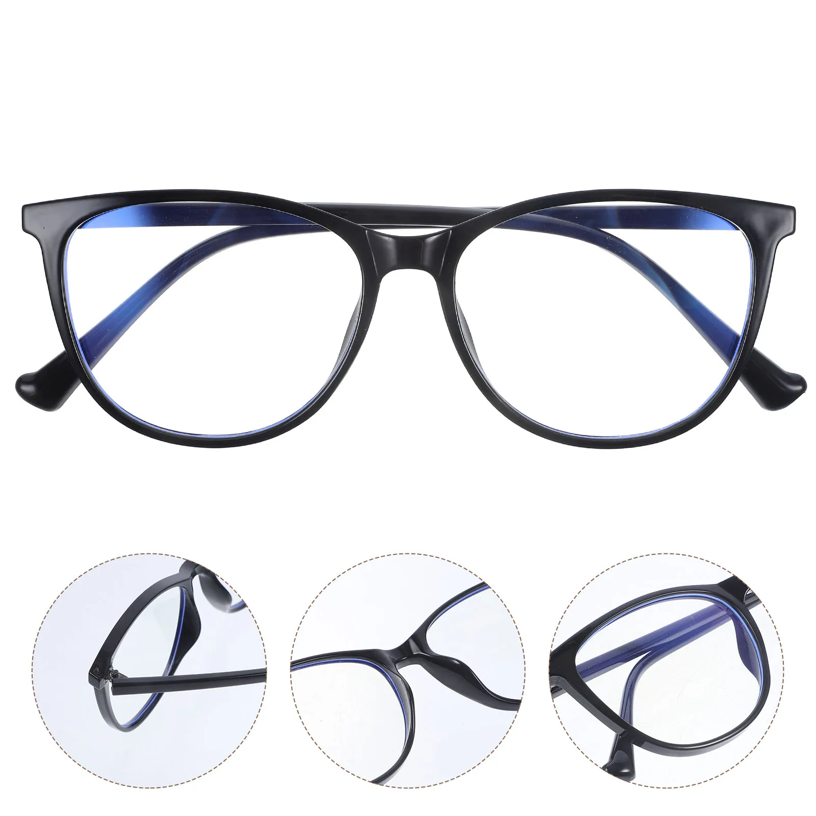 

Light Glasses for Kids TR90 Material Durable Safe Non Deformable Bright Colors No Degrees Protect Eyes