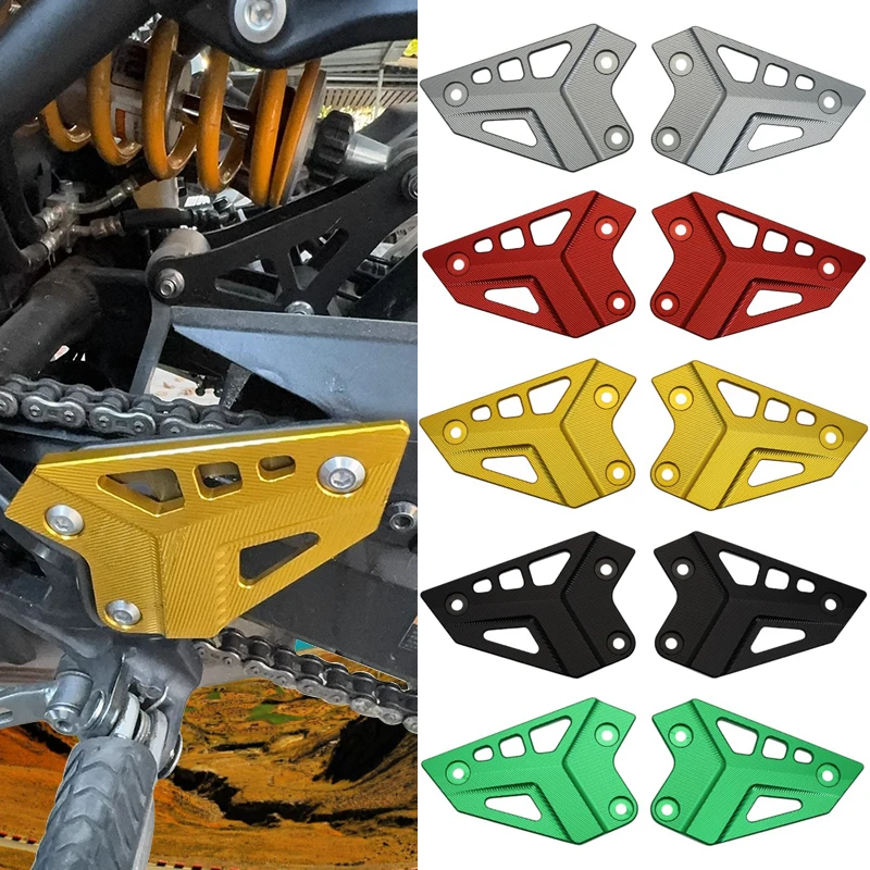 

For Kawasaki Z900 Z 900 2017-2024 2021 2022 2023 Motorcycle Front Pedal Wing Bracket Protector Brake Cylinder Heel Plates Guard