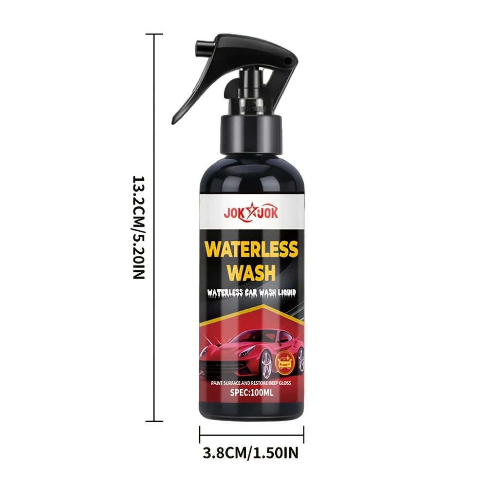 100Ml Multi-Purpose Waterless Car Wash Solution Two-In-One Wash And Coating Formula Concentrated Formula Penetrates Deeply Effor