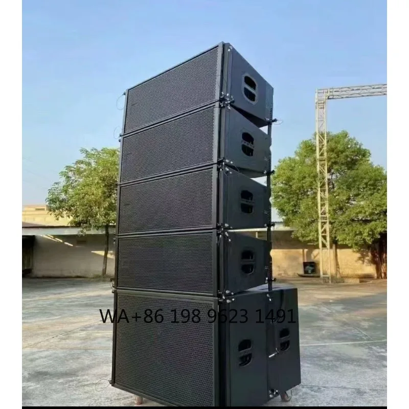 Dual 18 Inch Line Array Subwoofer Active Passive Stage DJ Speaker Ultra Low Frequency Live Audio Equipment