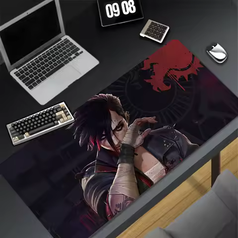 Mousepad Computer Gaming Accessories Keyboard Pad Office PC Rubber HD Mouse Pad Decoracion League Of Legends Vi Desk Mouse Mat