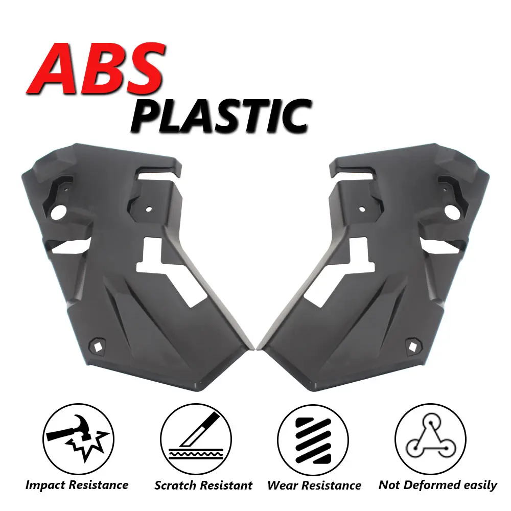 2Pcs UTV Front Central Door Trim Inner Cover For Can-Am Maverick X3 MAX Turbo R RR 2017-2020 Accessories ABS Plastic