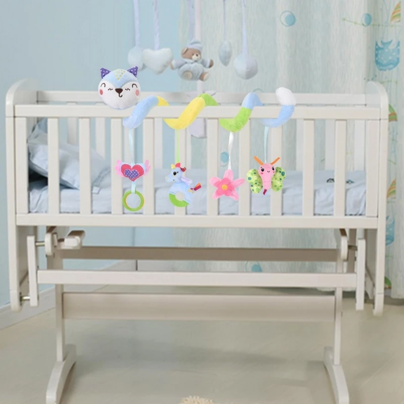 Autositze Spielzeug für Babys Babybett Behänge Rassel Spielzeug Säugling Wurm Plüschtier