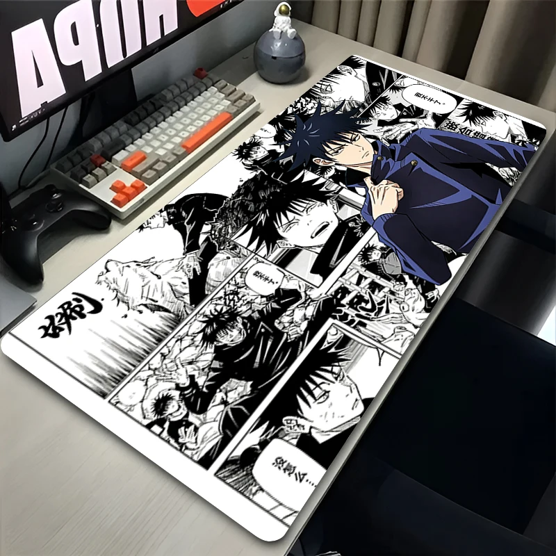 Mouse Pad Cool Gamer Accessories Varmilo Keyboard Pad J-jujutsu Kaisen Computer Desk Mat Hot Anime Mousepad Gaming Desktop Decor - view 5