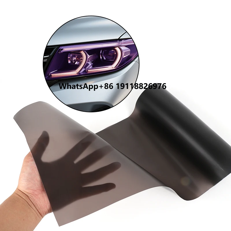 

TPU & Vinyl Material Car Lamp Tinting Film Self-Healing Window Position Headlight Protection Film Roll Shape