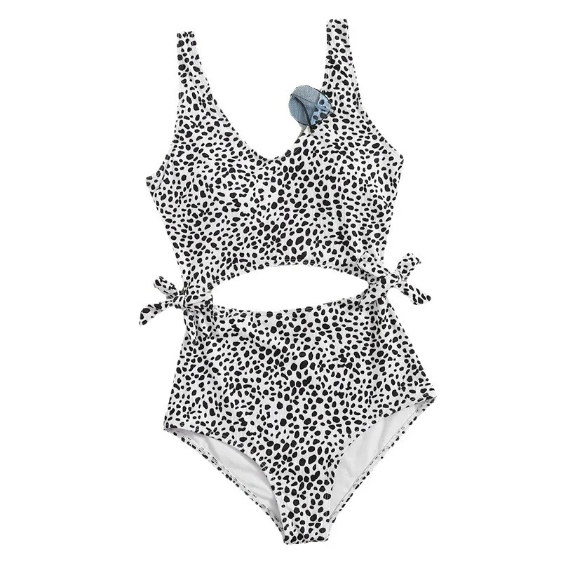 2025 New Sexy Woman Swimsuits Bikini Set Swimwear Bathing Suit Women Dots Printe Split High Waisted Beach Swimsuit