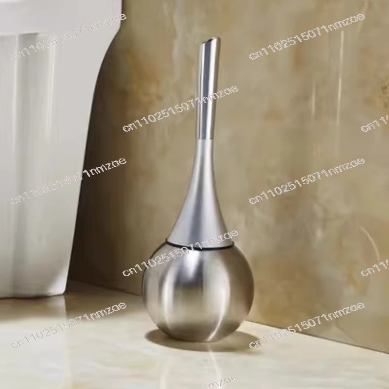 Stainless Steel Base Universal Wc Accessories Toilet Brush Creative Bathroom Toilet Scrub Cleaning Brush Holder Set