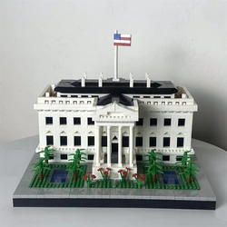 KNEW BUILT US White House Micro Mini Building Blocks Toys for Adult Perfect Replica Educational Fun Display-Worthy Masterpiece