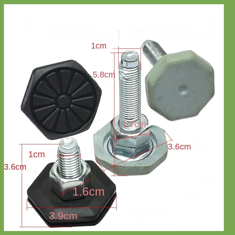 For Haier LG drum washing machine fixed feet base screw / rubber balance shock absorption non-slip pad feet