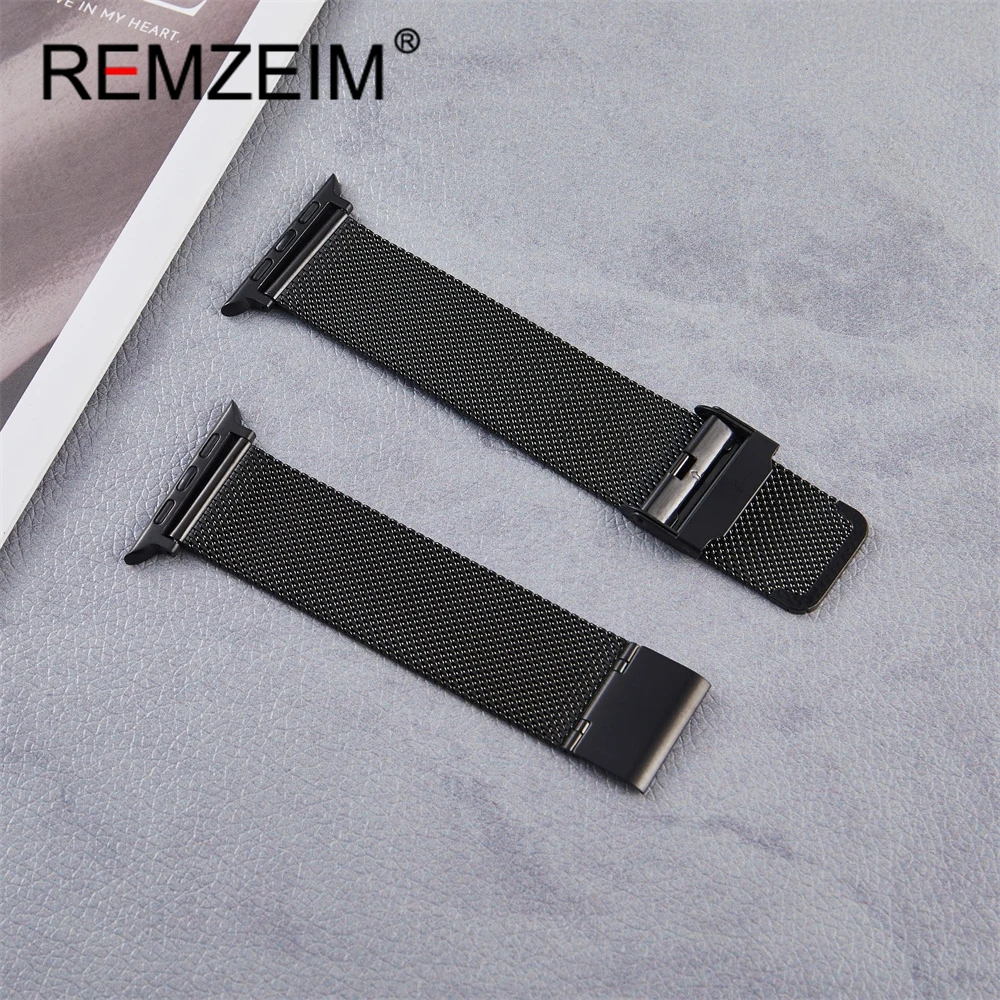 Edelstahl-Mesh-Armband für Apple Watch 1–11 Ultra SE 3 2 1, verstellbares Band für Iwatch 49–38 mm Uhrenzubehör