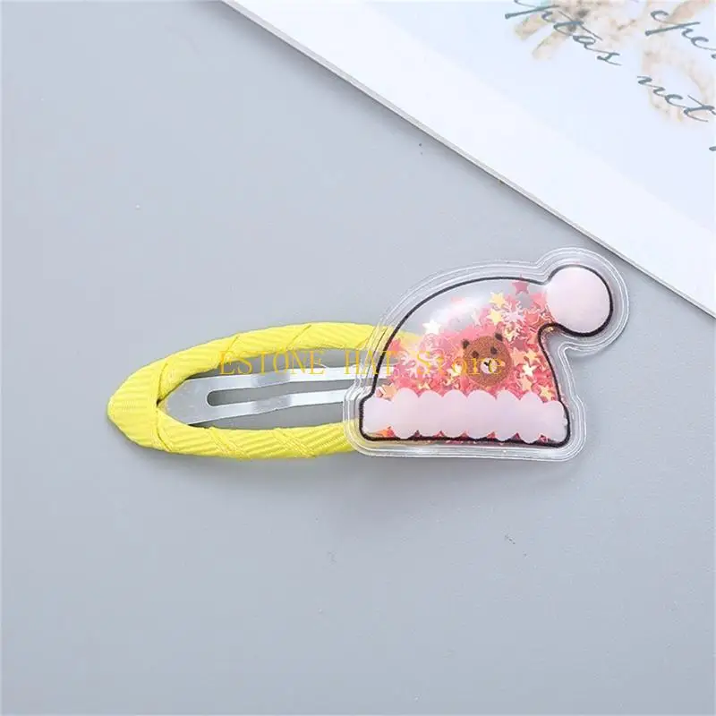 Christmas Hair Clip - Ponytail Clip - usage example