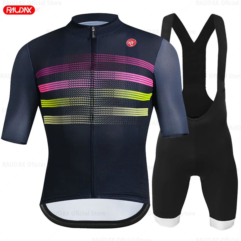 Rx Summer Youth Cycling Clothing Breathable Short Sleeve Cycling jersey set Mallot Ciclismo Hombre Verano Triathlon Suits