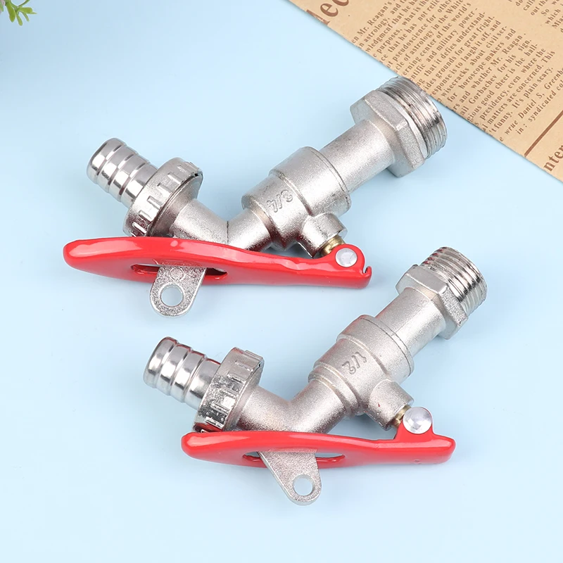 1 PC Garden ท่อก๊อกน้ําล็อคถังน้ํา Connector เปลี่ยนเครื่องมือ 1/2 นิ้ว 3/4 นิ้วสังกะสีอัลลอยด์ล็อคก๊อกน้ํา