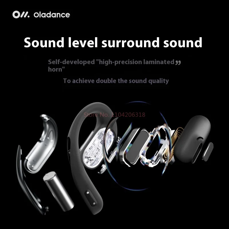 2025 Oladence Ows Pro auriculares Bluetooth para deportes correr inalámbrico no en la oreja extremo abierto largo alcance regalo de Festival de moda
