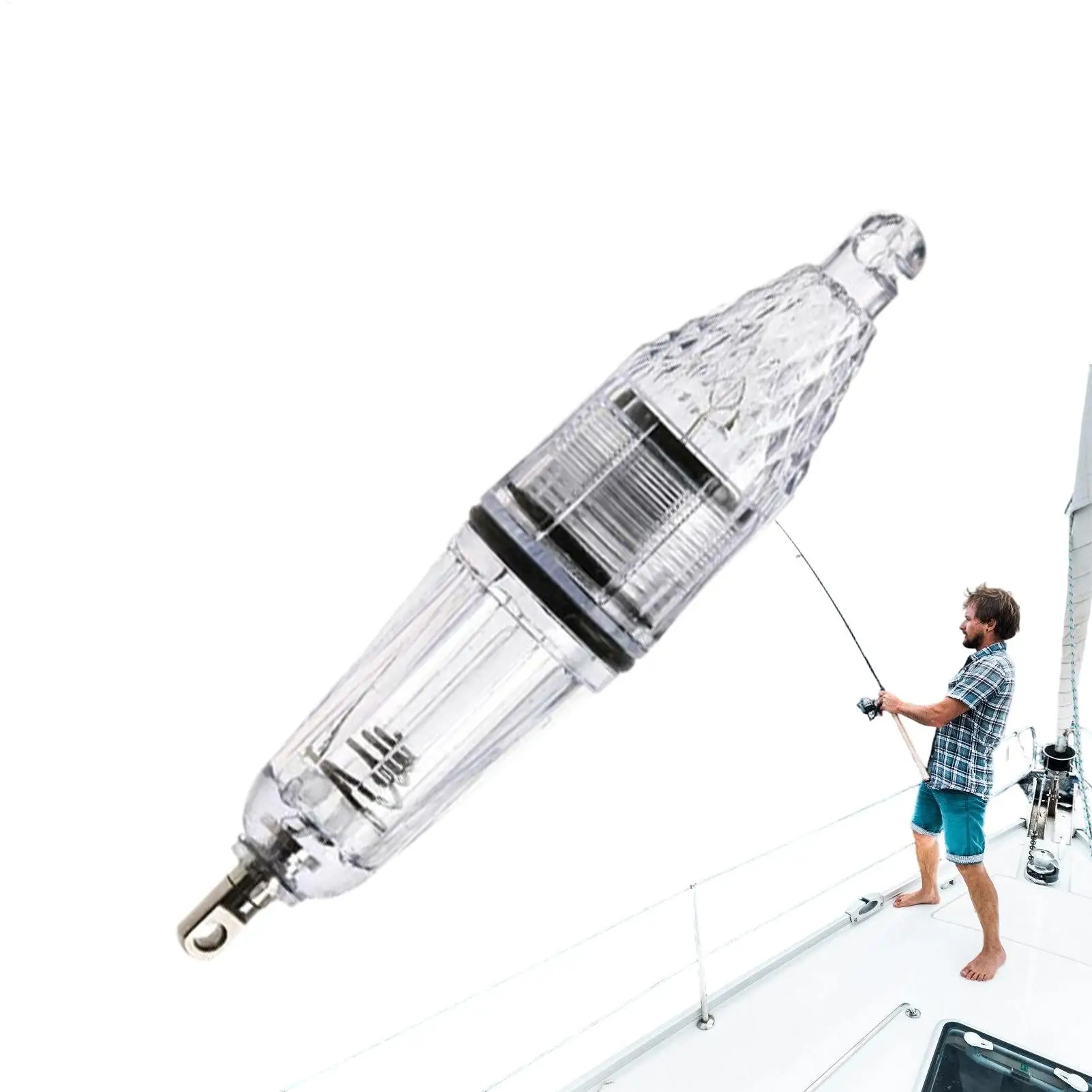 

Underwater Fishing Light LED Fish Attracting Lamp For Dock Energy-Efficient Underwater Attracting Lamp Long-Lasting Fishing