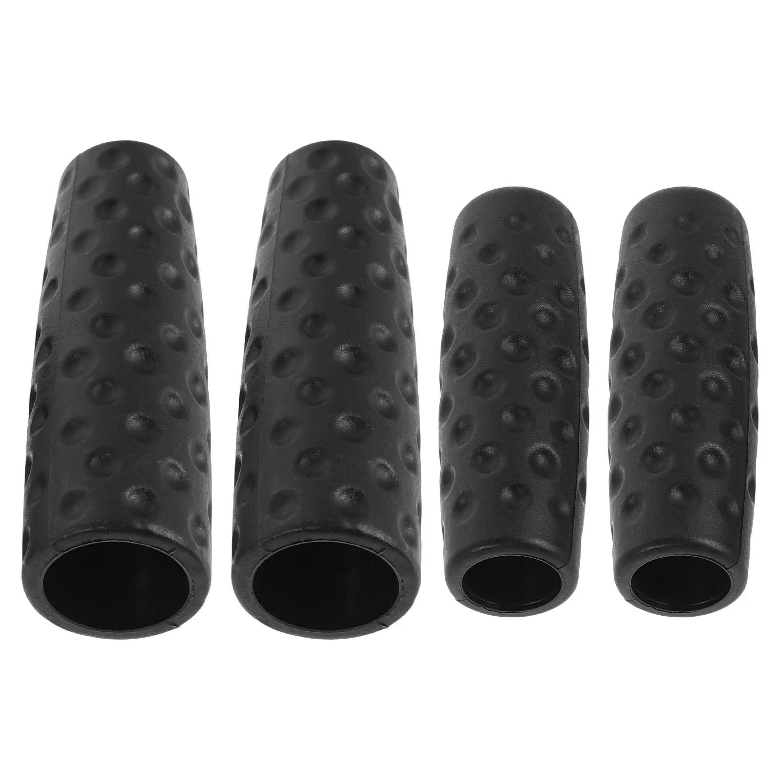 4Pcs Microphone Stand Nut Clamping Grip Black Anti-Slip Locking Replacement for Live Streaming Recording Ktv Studio Mic