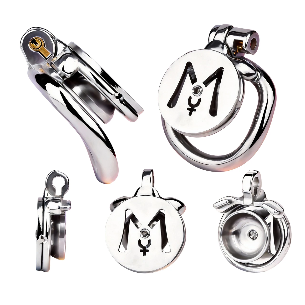 FRRK Crossdressing Sex Tools Cock Cage Flat Male Chastiy Belt   Hemispherecial Urethral Chastity Locks
