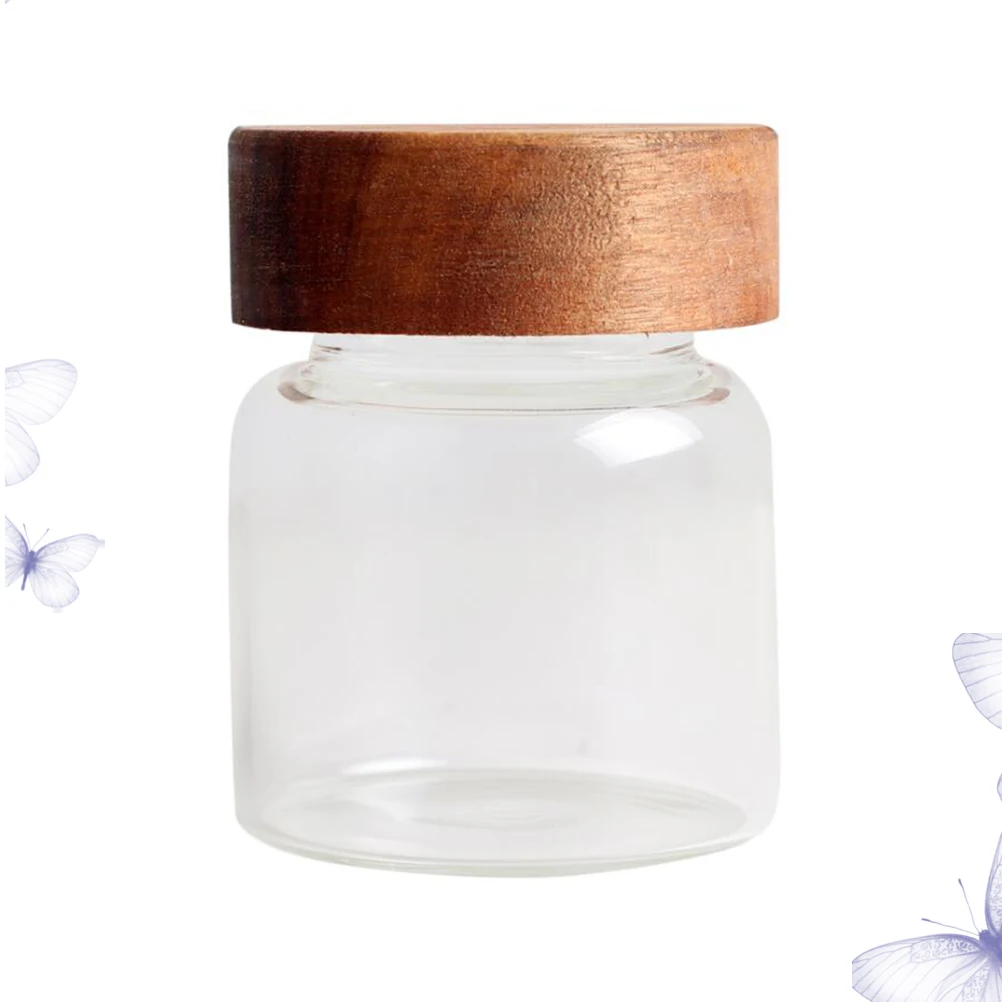 

Glass Containers for Food Honey Container Sealed Canisters Jars Dry Food Storage Safe High Grade Material Glass