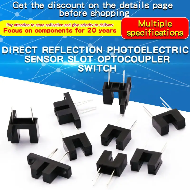 GK105A ST150 TP808 ITR9606 H2010 Direct-to-Beam Transmission Type Infrared Photoelectric Switch Sensor Groove width 10mm Optoco