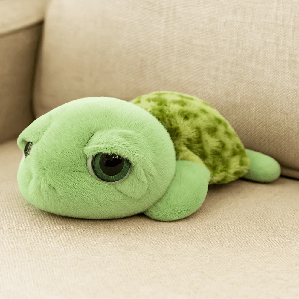Nieuwigheid Pluizige Zeeschildpad Knuffels Collectie Cartoon Dier Zeeschildpad Kussen Zacht Schattige Schildpad Dier Pop Auto Decor