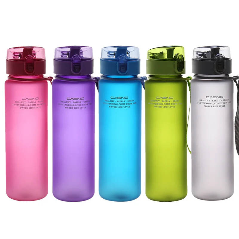 New Sport Water Flessen Draagbare Lekvrij Outdoor Shaker Mijn Fles Tritan Plastic Milieuvriendelijke Drinkware Bpa Gratis