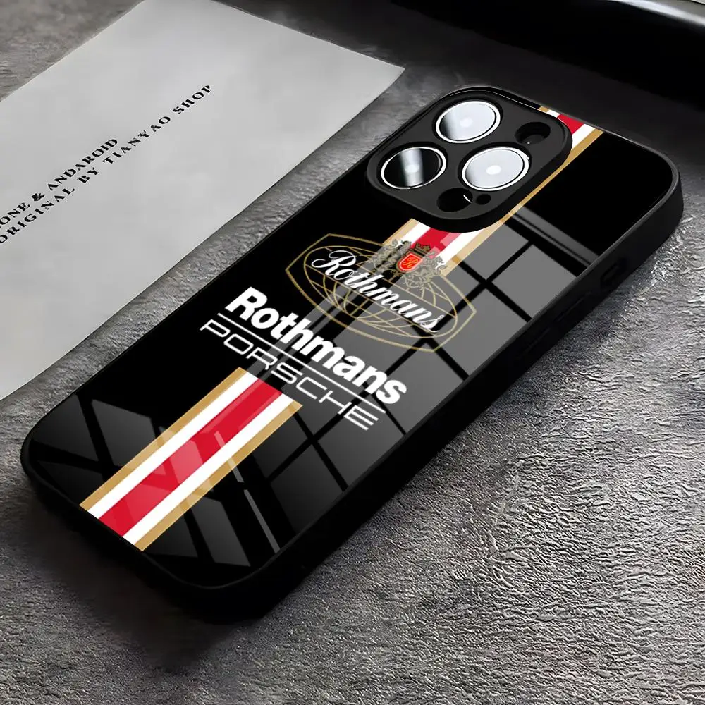 Funda para Teléfono COOL R-Rothmans Racing para iPhone 17 Pro Max 16 15 14 Pro Max 13 11 X Xs Xr 8 7Plus, Cubierta de Vidrio