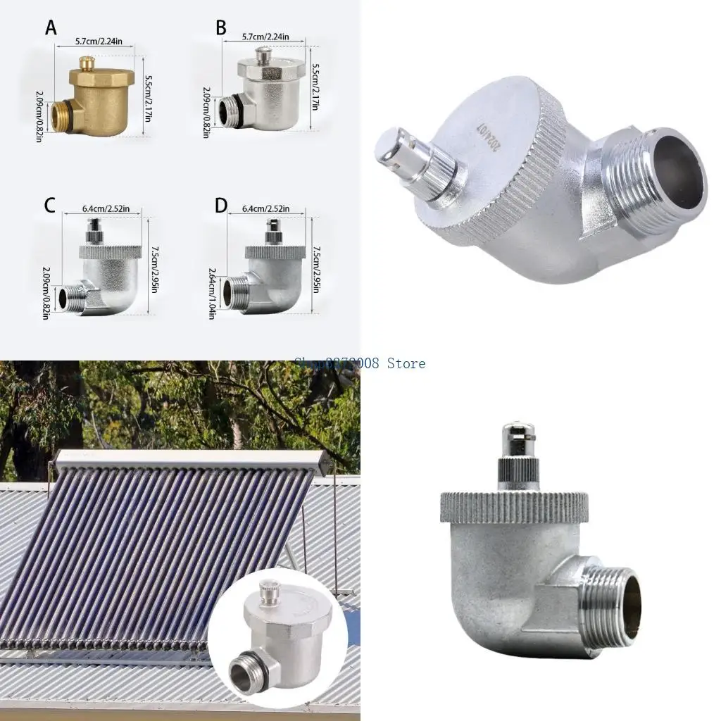 

4xFA Автоматические воздушные вентиляционные клапаны Солнечный водонагреватель сброшенный давление клапаны