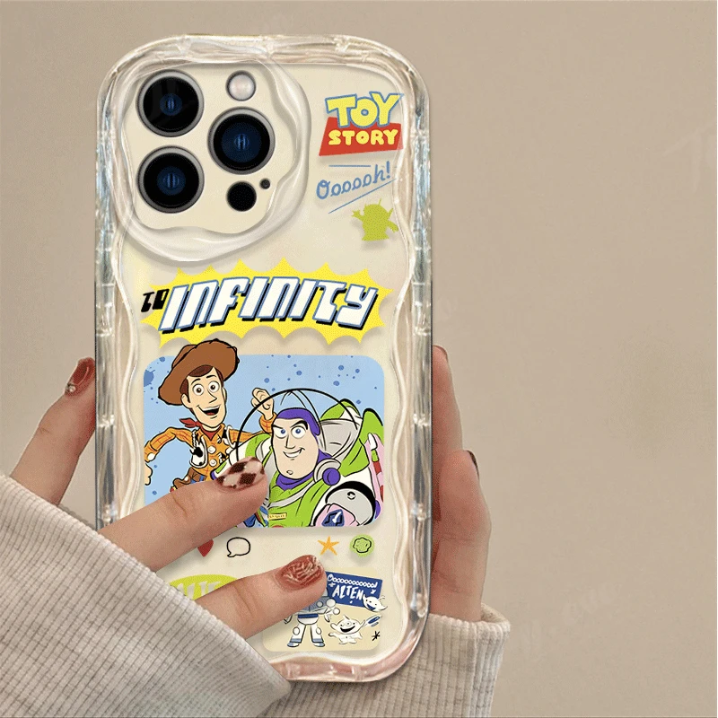 Funda de teléfono de Disney Winnie the Pooh ToyStory, carcasa trasera a prueba de golpes para iPhone 15, 14, 13, 12, 11 Pro Max, X, XR, XS, 8, 7, 6, 6S Plus, SE 2020