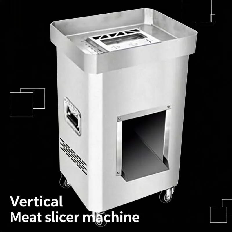 

850W Fast Meat Cutter Electric Commercial Meat Slicer Shred Dicing Machine Stainless Steel Vegetable Cutting Machine