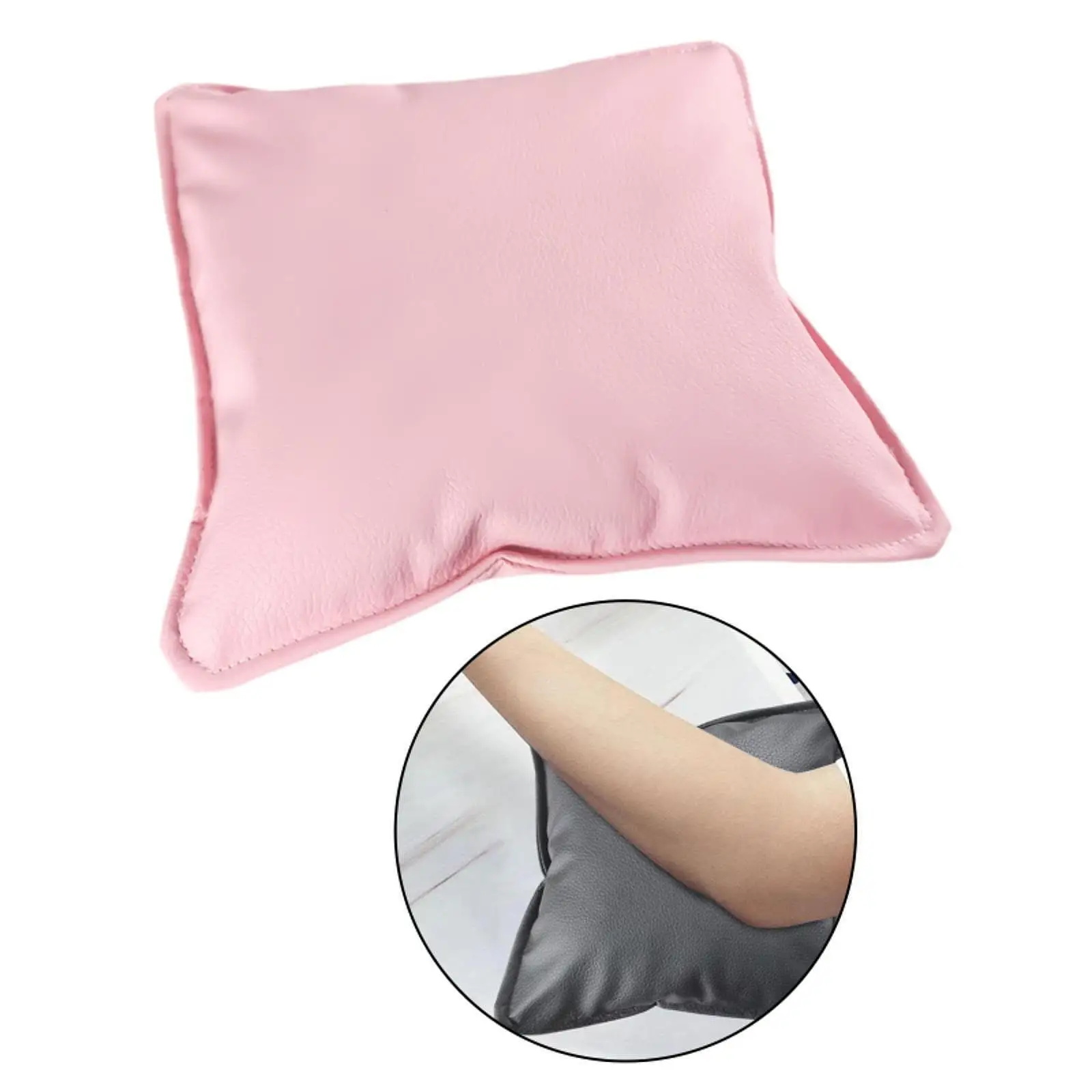 Nail elbow hand rest, PU leather elbow pad cushion for home and salon use