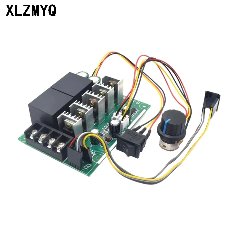 PWM DC Motor Speed Controller DC 10-55V Digital LED Display 0 -100% Adjustable Drive Module Input MAX 40A 12V 24V 36V 48V