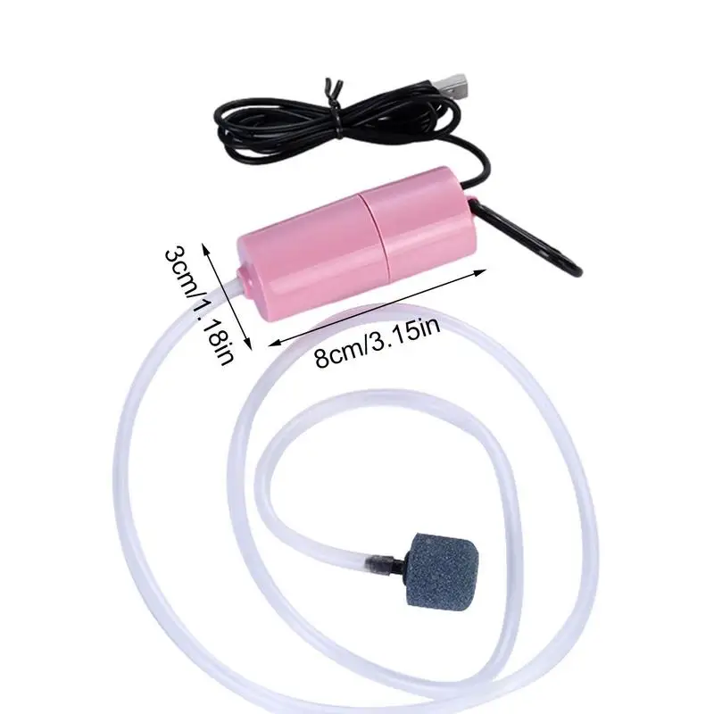 Portable Fish Tank Air Pump USB Charging Mini Oxygen Pump For Aquariums Fish-Farming Oxygenation Supplies For Fish Market Home