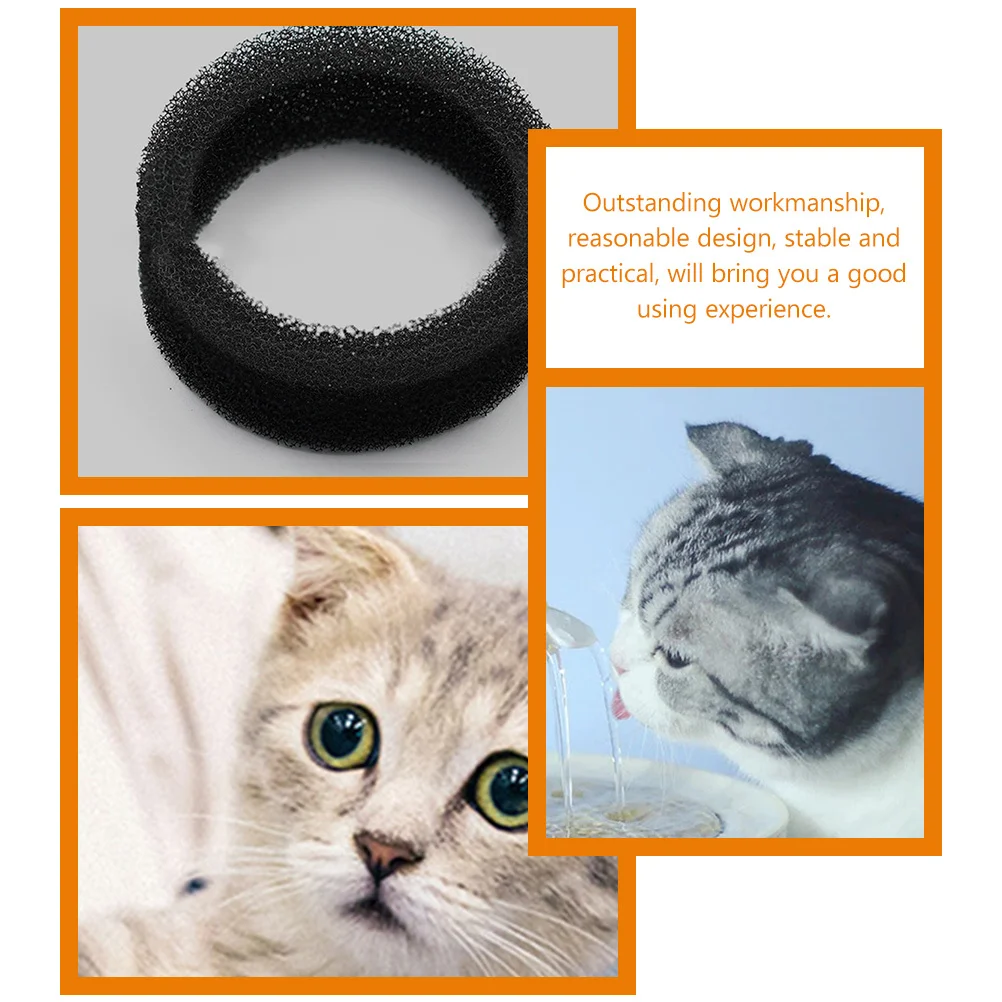 

6Pcs Pet Water Fountain Filters 2.0L 64Oz Foam Replacement for Cat Drinking Fountain Filter Accessory for Water Dispenser