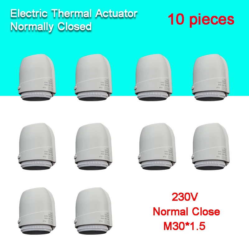 

Высококачественный клапан для подогрева пола с ЧПУ, 230 В, электрический привод для отопления, коллектор для термостата для подогрева пола