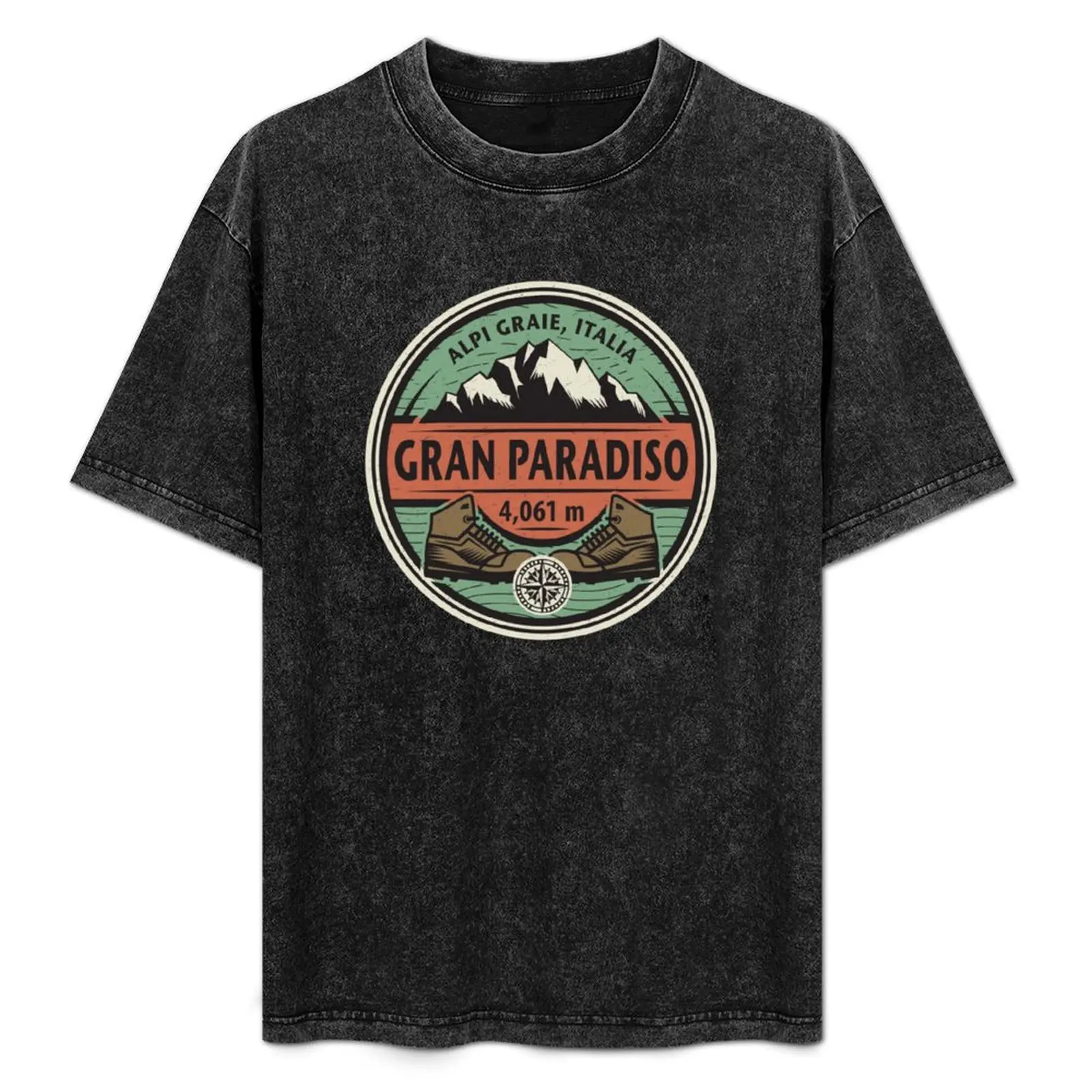 Gran Paradiso, Italy T-Shirt Comfort Stretch Tee Shirt
