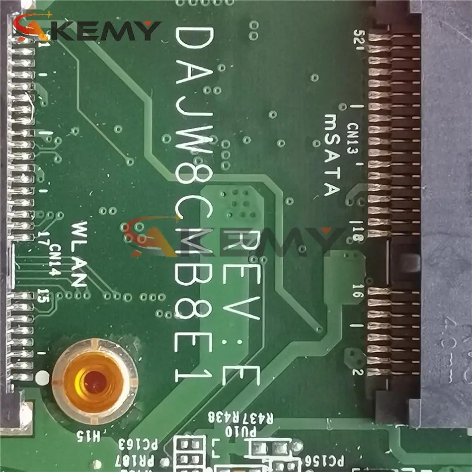 Para dell vostro v5470 5470 placa-mãe daljw8cmb8e1 04xh30 0fx16m com I5-4210U I3-4010U portátil mainboard ddr3 teste jw8c