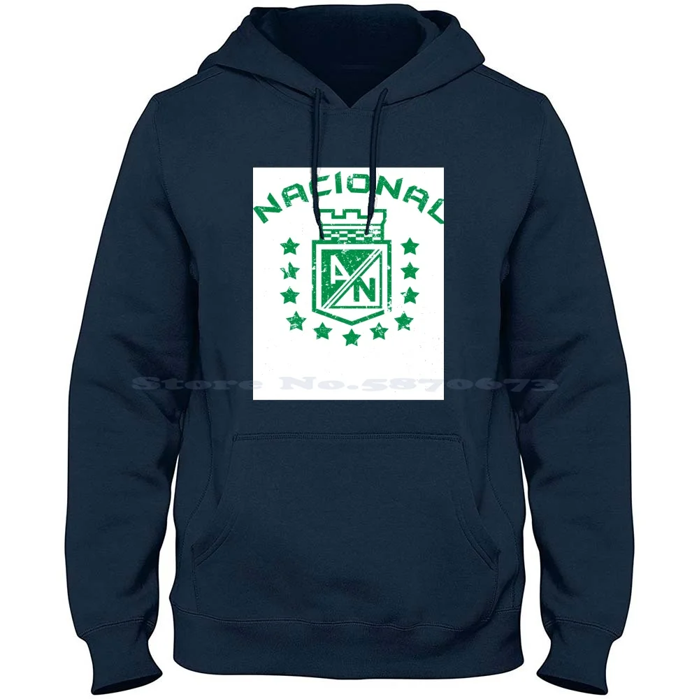 Nacional Medellin Colombia Camiseta Tshirt Futbol 100% Cotton Hoodie Nacional Medellin Futbol Cafetero Colombiano