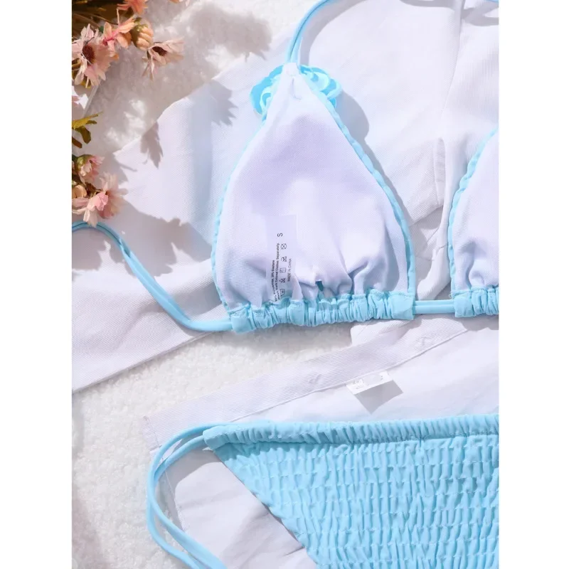 夏のセクシーなビキニ水着女性の水着プッシュアップ女性ビーチ水着水着ブラジルビキニセットプール海水浴者