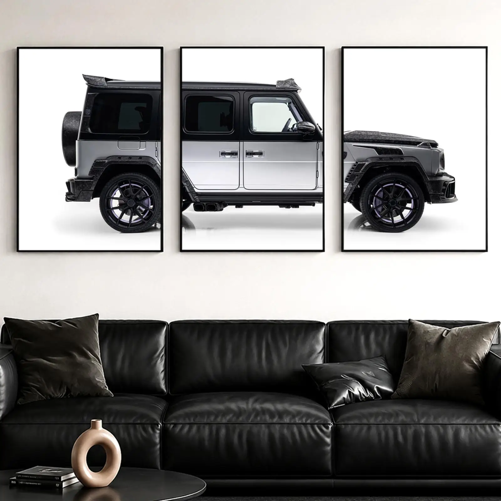Modified G Class Painting Calligraphy Canvas Poster Set Wall Art Prints for Bedroom Living Room Home Decor Art Gift