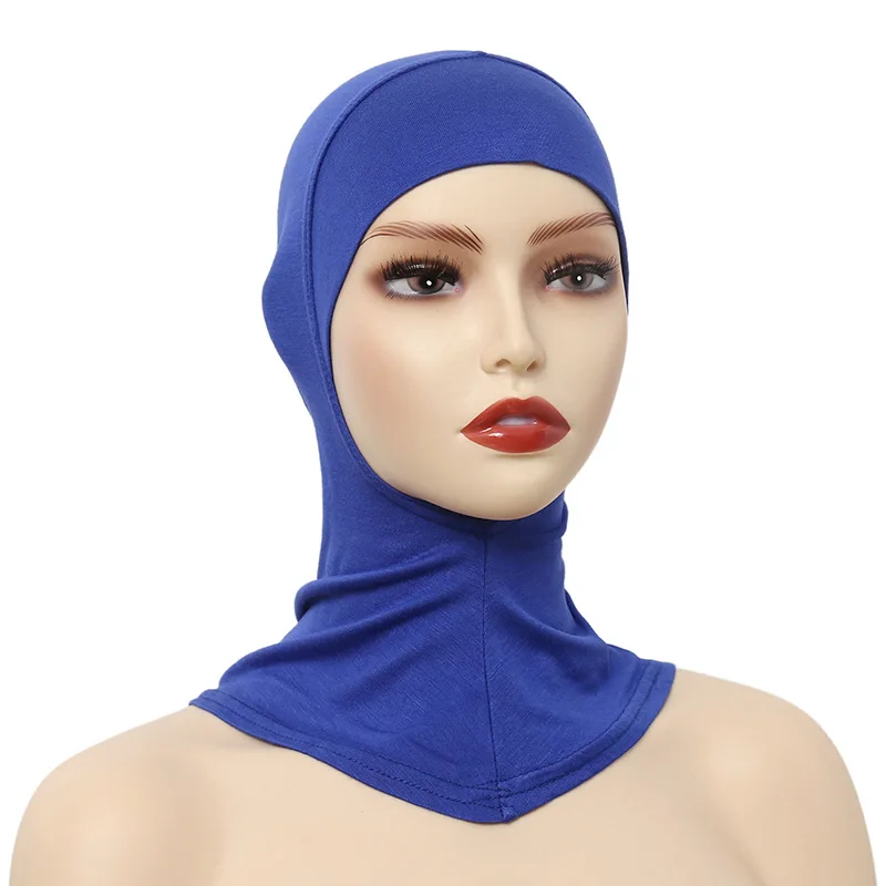 Muslim Women Inner Hijabs Caps Cotton Underscarf Head Cover Islamic Ninja Hijab Scarf Hat Turban Cap Bonnet Nightcaps