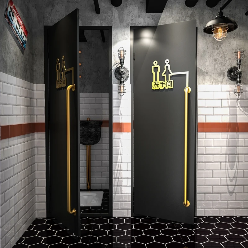 

Industrial wind wrought iron door loft bathroom custom retro interior door American box door Internet celebrity contai