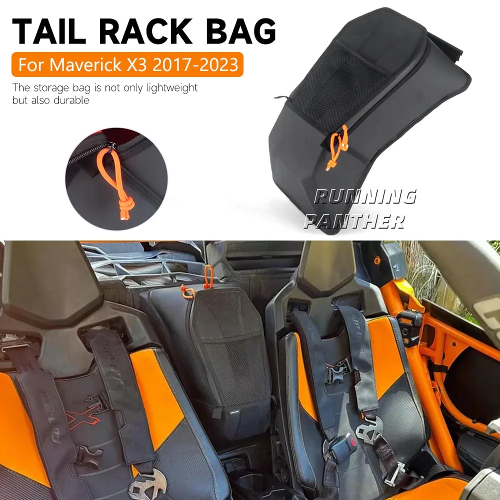 Storage Cargo Bag Seat Center Shoulder Console Box Between Seat Storage Bag For Can-Am Maverick X3 XRS XDS Turbo R Max 2017-2023