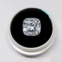 Natural White Sapphire 14.0Carat 12x12mm Square Cut VVS Loose Gemstone For Jewelry Making Gem