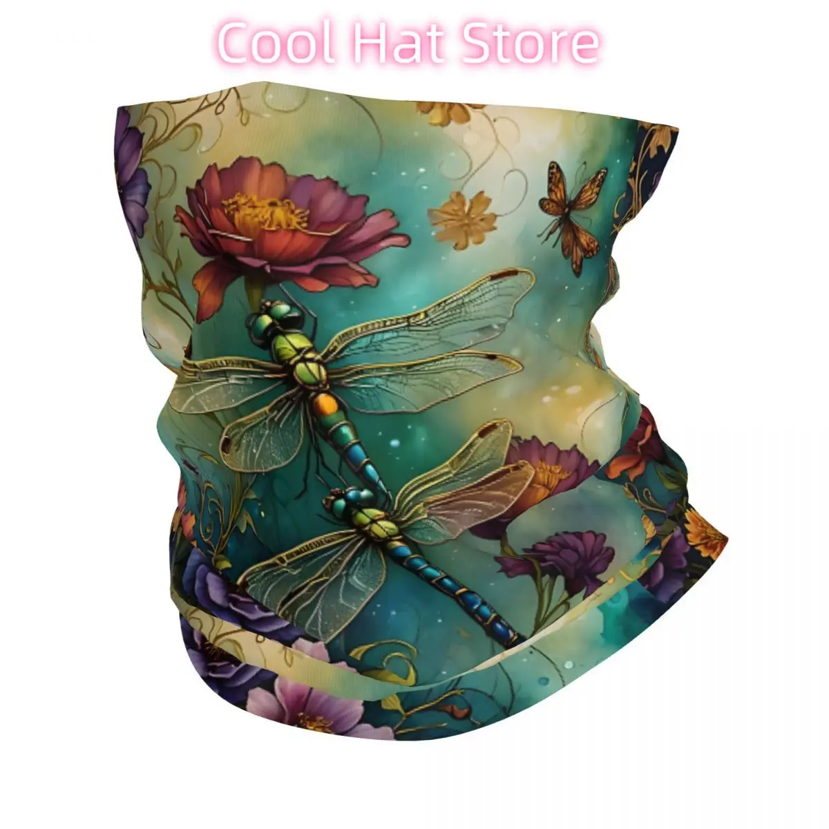 

Fly With Me бандана на шею, белый шарф, универсальный головной убор для рыбалки, унисекс, для взрослых, зима