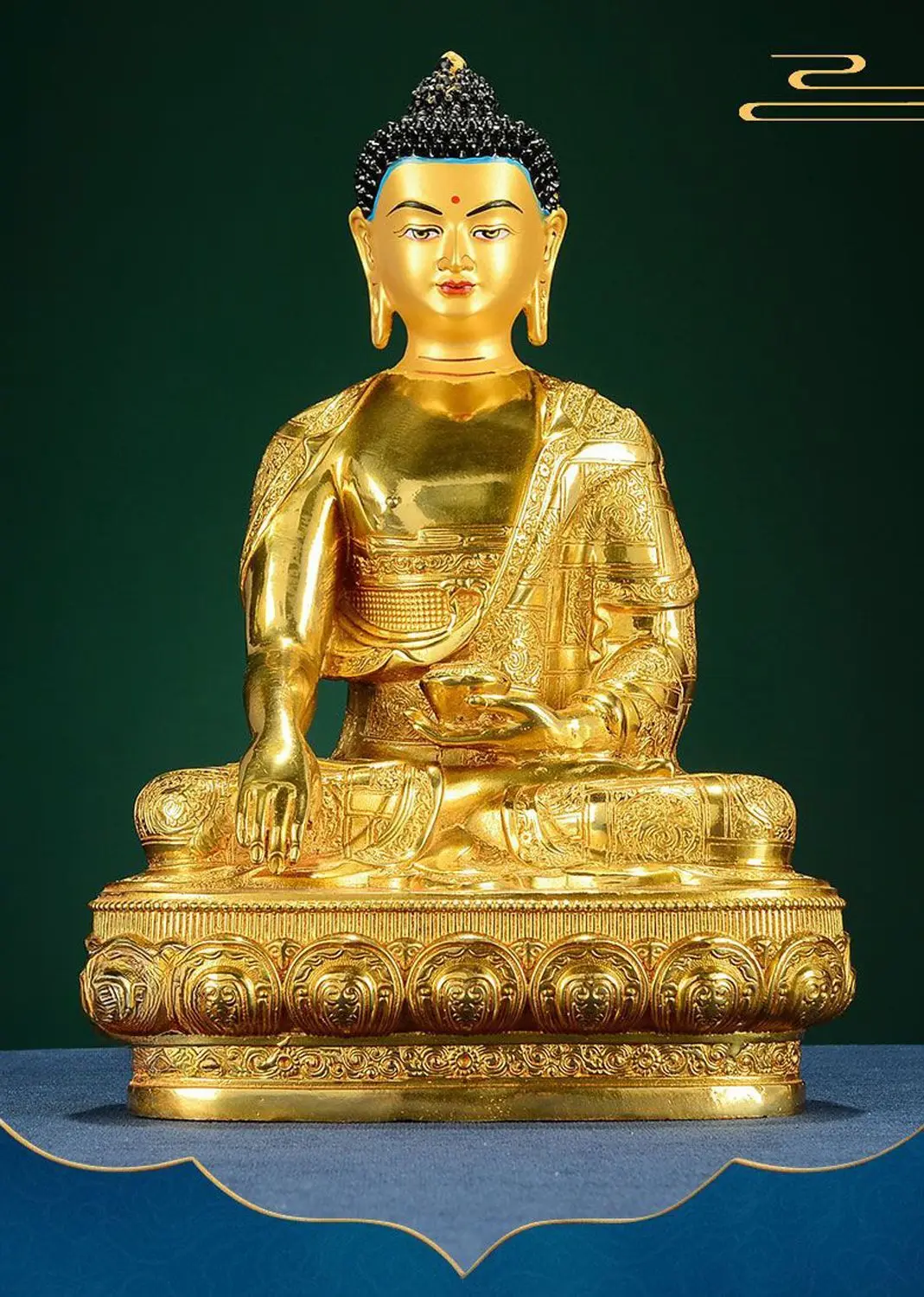 Tibetan Buddhism sakyamuni buddha Statue Sculpture Figurine Home Decoration Accessories