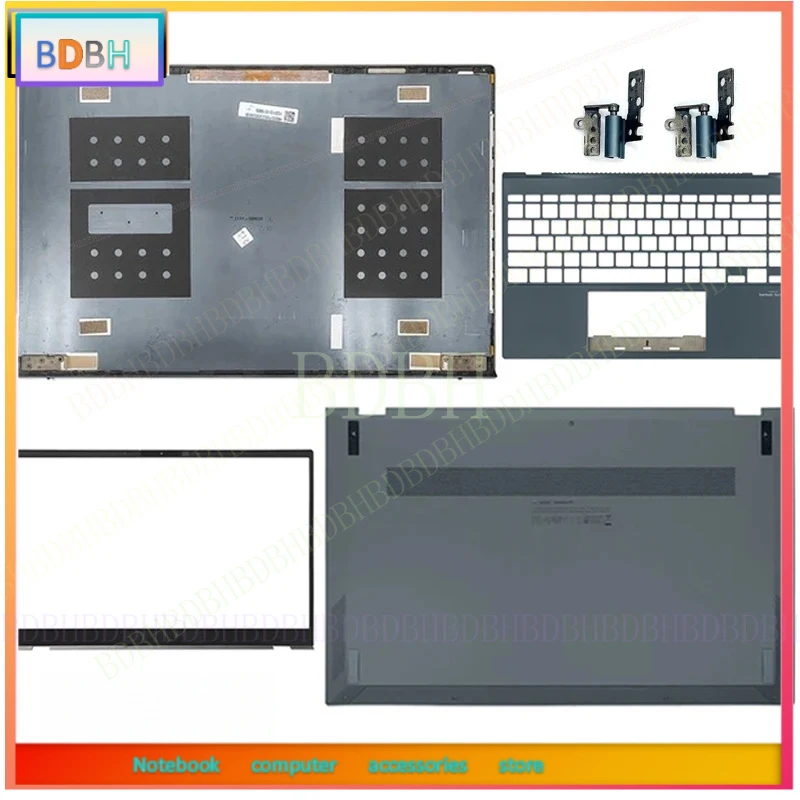 New Laptop Case for ASUS ZenBook 14 UX425 UX425J UX425JA U4700J LCD Back Cover Front Bezel Palmrest Top Upper Bottom Case Hinges