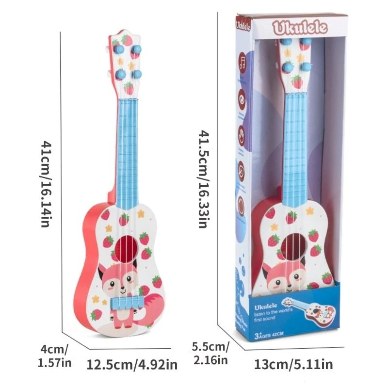 Giocattolo Ukulele per bambini divertente e coinvolgente che promuove l'interesse musicale e creatività per i bambini della