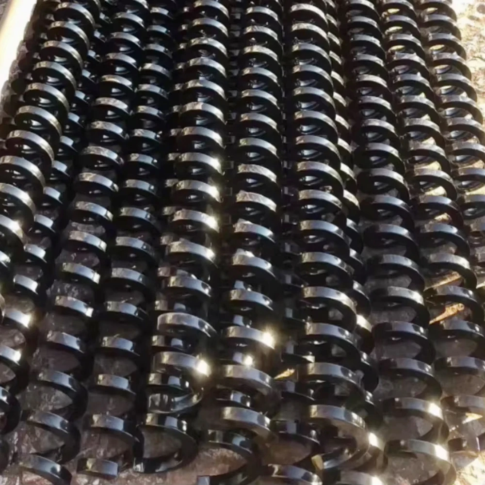 OEM квадратные стальные черви, спиральный стержень без валов, пружина 45, стальной шнек, спиральная пружина, сварочный винт из нержавеющей стали, спиральный чип