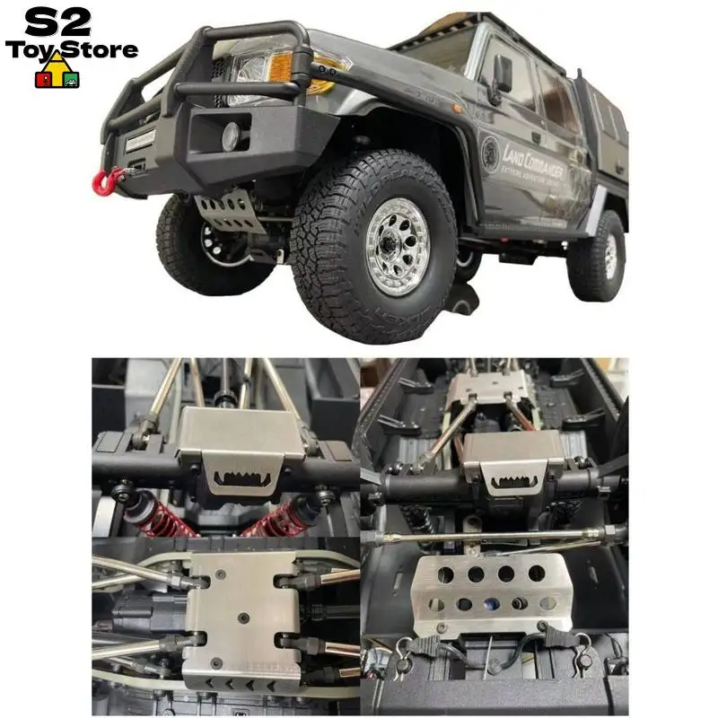 

Комплект брони для шасси RGT LC Racing LC79 1/10 86160, 4 шт., защита днища и рамы, детали для тюнинга радиоуправляемых краулеров